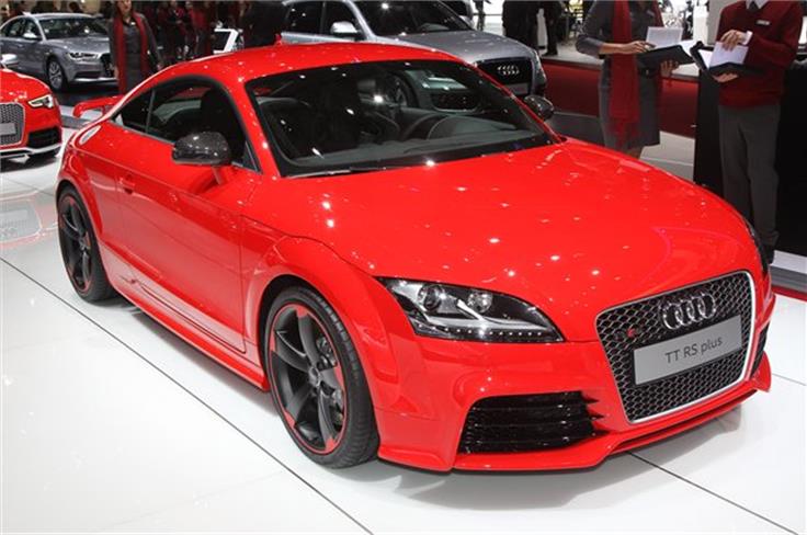 The Audi TT RS Plus's 355bhp achieves 0-100kph in 4.1sec and a top speed of 280kph.
